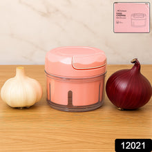 Manual Mini Food Processor Vegetable Chopper Hand Pull String Onion Chopper (1 Pc)