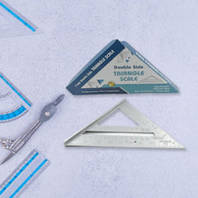 Double-Sided 45° Triangle Ruler – 7-Inch Aluminum Alloy Rafter Square for Home & Industrial Use