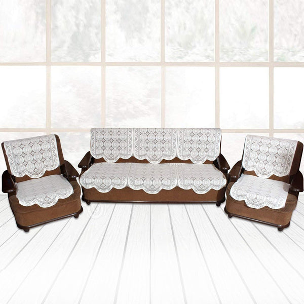 Elegant Floral Sofa Protector Runner 