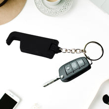 Plastic Keychain with Mobile Stand