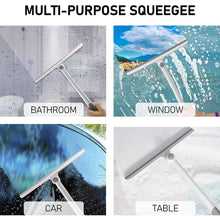 2-in-1 Window Glass Cleaning Wiper with Microfiber Pad