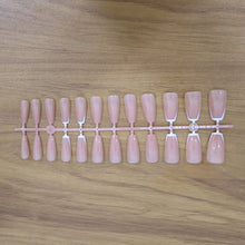 Elegant Nude Glossy Artificial Nail Tips fake nails (24 Pc Set)