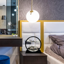 3D Moving Sand Art – Liquid Motion Deep Sea Sandscape with Round Glass Frame & ejection (1 Pc)