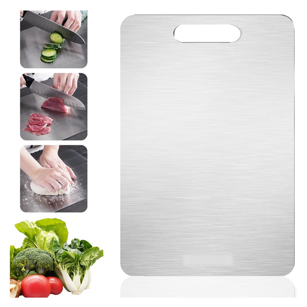 Apex Large Stainless Steel Multipurpose Chopping & Cutting Board (260x360mm / 1 Pc)