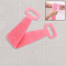 Eco-Friendly Silicone Shower Brush & Back Scrubber Towel