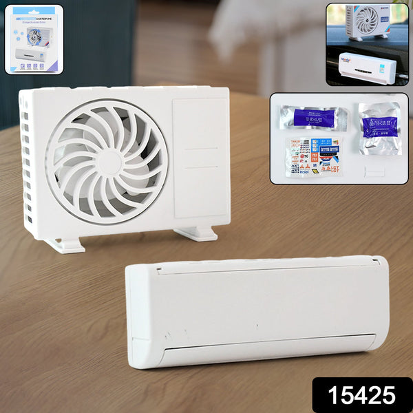 AC Design Solar-Powered Car Air Freshener: Built-in Perfume Diffuser for Dashboard and AC Vent