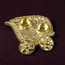 Leaf-Shaped Decorative Pooja Thali - (1 Pc)