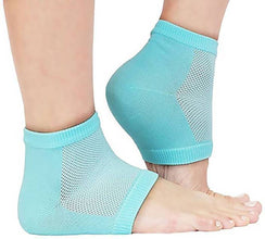 Silicone gel heel socks