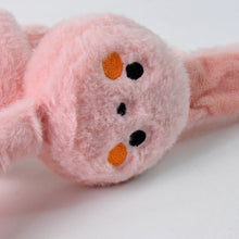Cute Jumping Rabbit Ear Plush Winter Earmuffs (1 Pc)